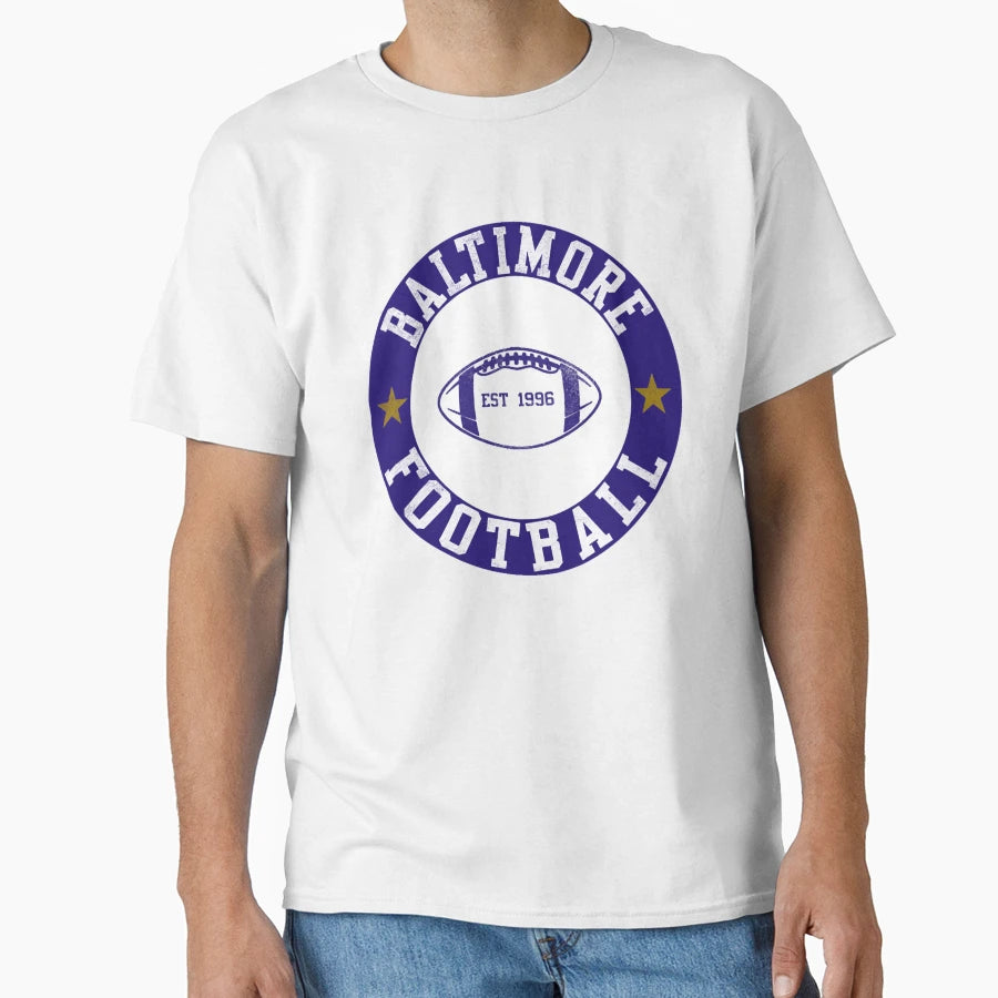 Baltimore Football 1 T-Shirt - Unique Graphic Unisex - T-Shirt, Sweatshirt, Hoodie