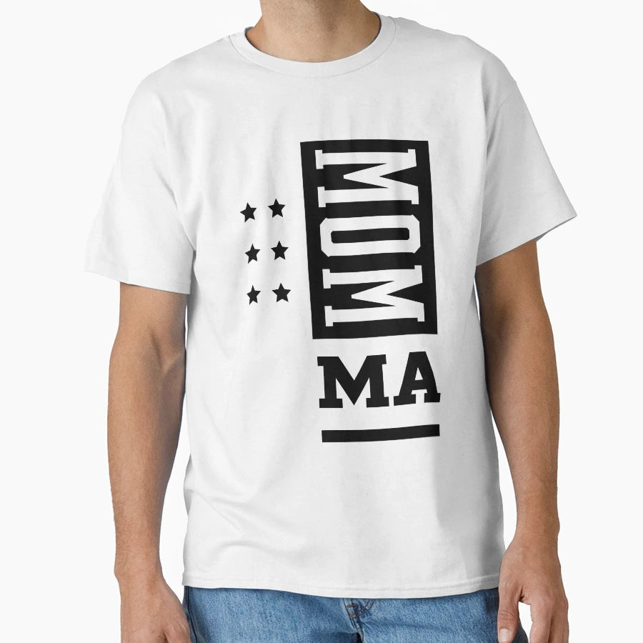 Simple Letters Momma Gift Mom T-Shirt - Minimalist Print Unisex - T-Shirt, Sweatshirt, Hoodie
