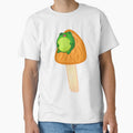 Frog On Orange Mushroom by Cutsiecottage - Adult & Kids T-Shirts, Sweatshirts & Hoodies apparel design preview 1