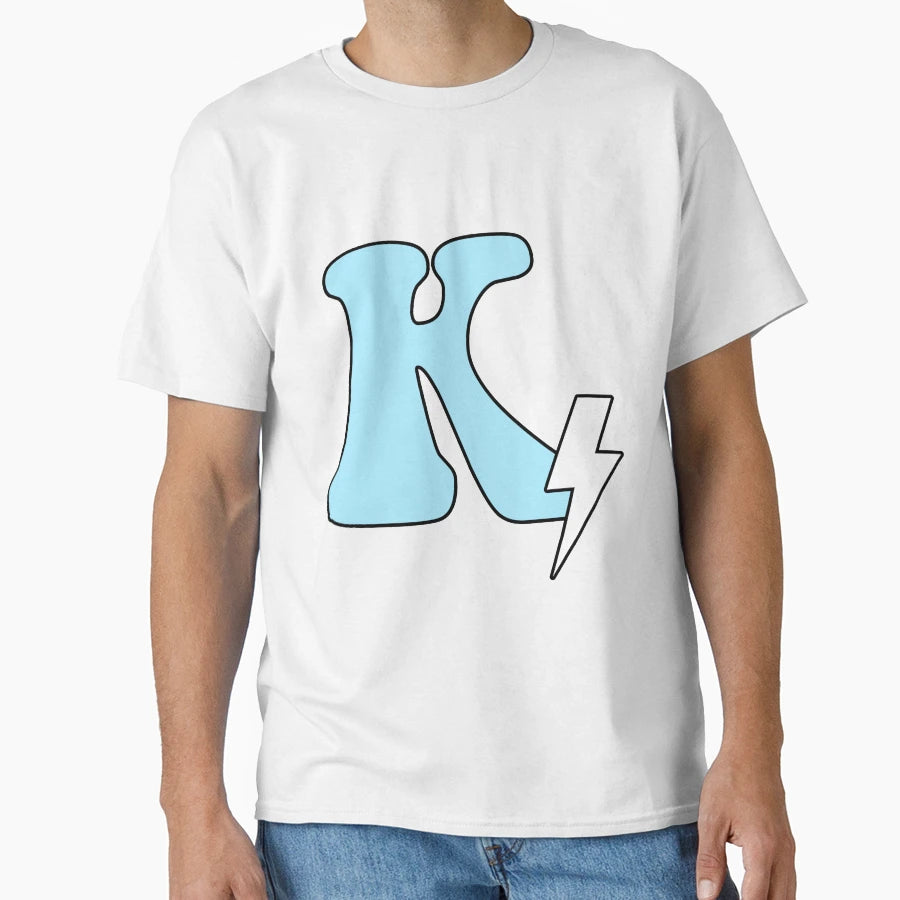 K Lightning T-Shirt - Minimalist Print for Adults - T-Shirt, Sweatshirt, Hoodie