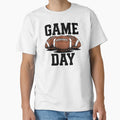 Game Day Football Triple Ball T-Shirt - Fun Novelty Design Men Women - T-Shirt, Sweatshirt, Hoodie
