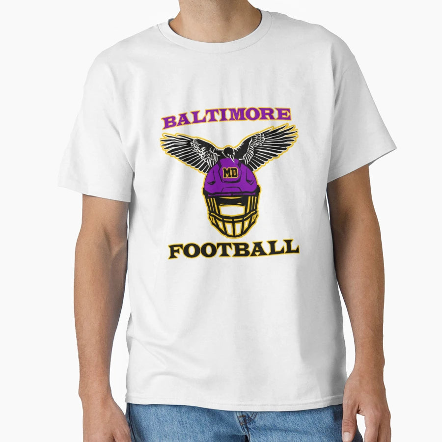 Baltimore Football T-Shirt - Casual Everyday Wear for Adults - T-Shirt, Sweatshirt, Hoodie