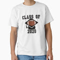 Class 2020 Football Sports Theme Grad T-Shirt - Fun Novelty Design Unisex - T-Shirt, Sweatshirt, Hoodie