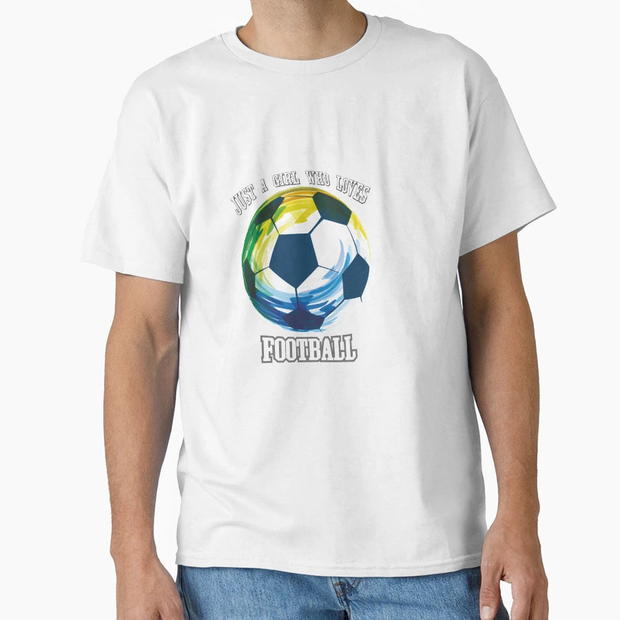 Copy Just Who Loves Football T-Shirt - Unique Graphic Men Women - T-Shirt, Sweatshirt, Hoodie