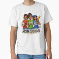 Mom Squad Sports Soccer Football T-Shirt - Novelty Apparel for Adults - T-Shirt, Sweatshirt, Hoodie