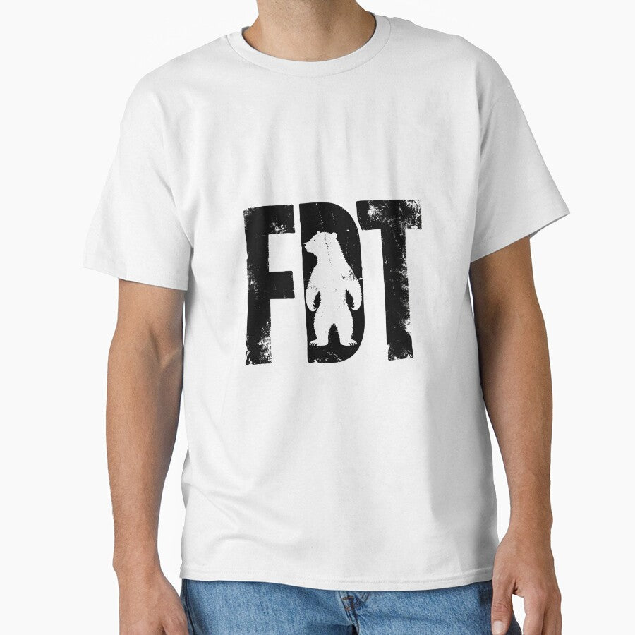 FDT Grunge Distressed Typography Design by DARK_NOVA - Adult & Kids T-Shirts, Sweatshirts & Hoodies apparel design preview 1