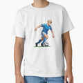 Soccer Player Blue Team T-Shirt - Novelty Apparel Men Women - T-Shirt, Sweatshirt, Hoodie