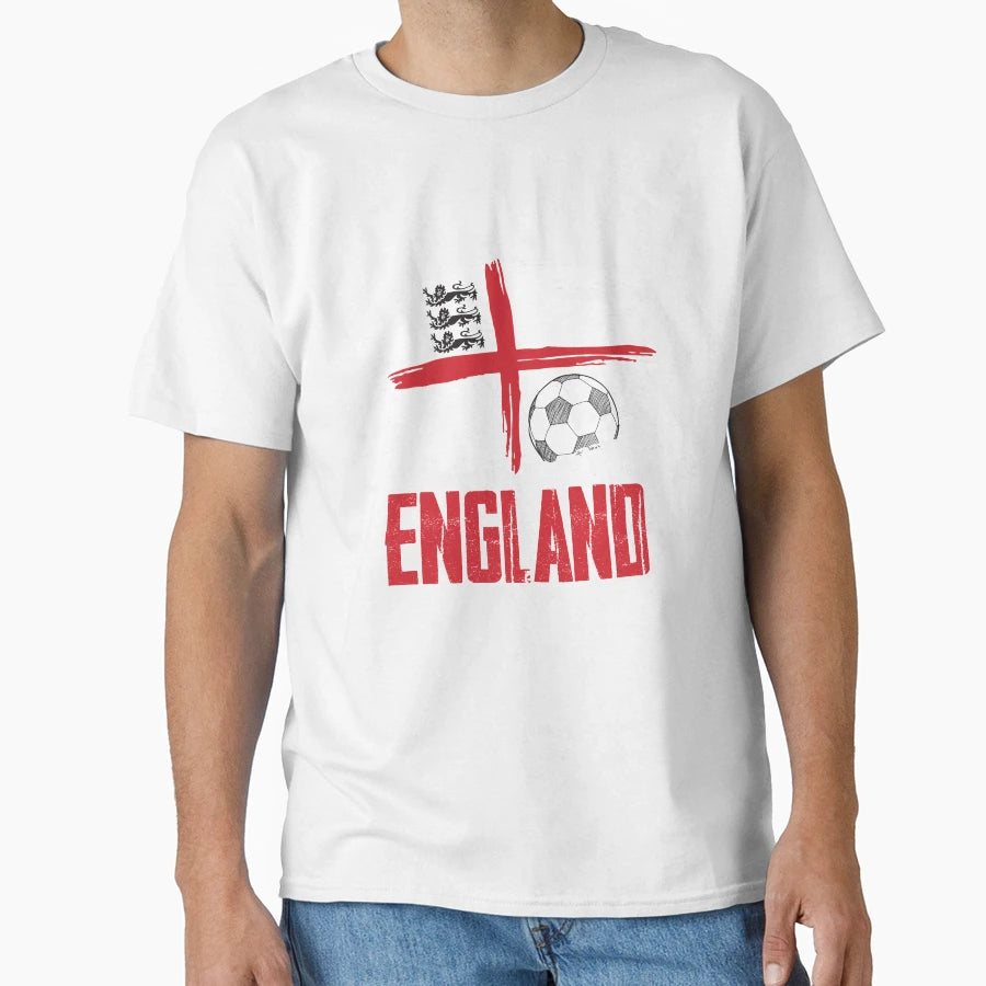 England Soccer Football Jersey Team T-Shirt - Novelty Apparel for Adults - T-Shirt, Sweatshirt, Hoodie