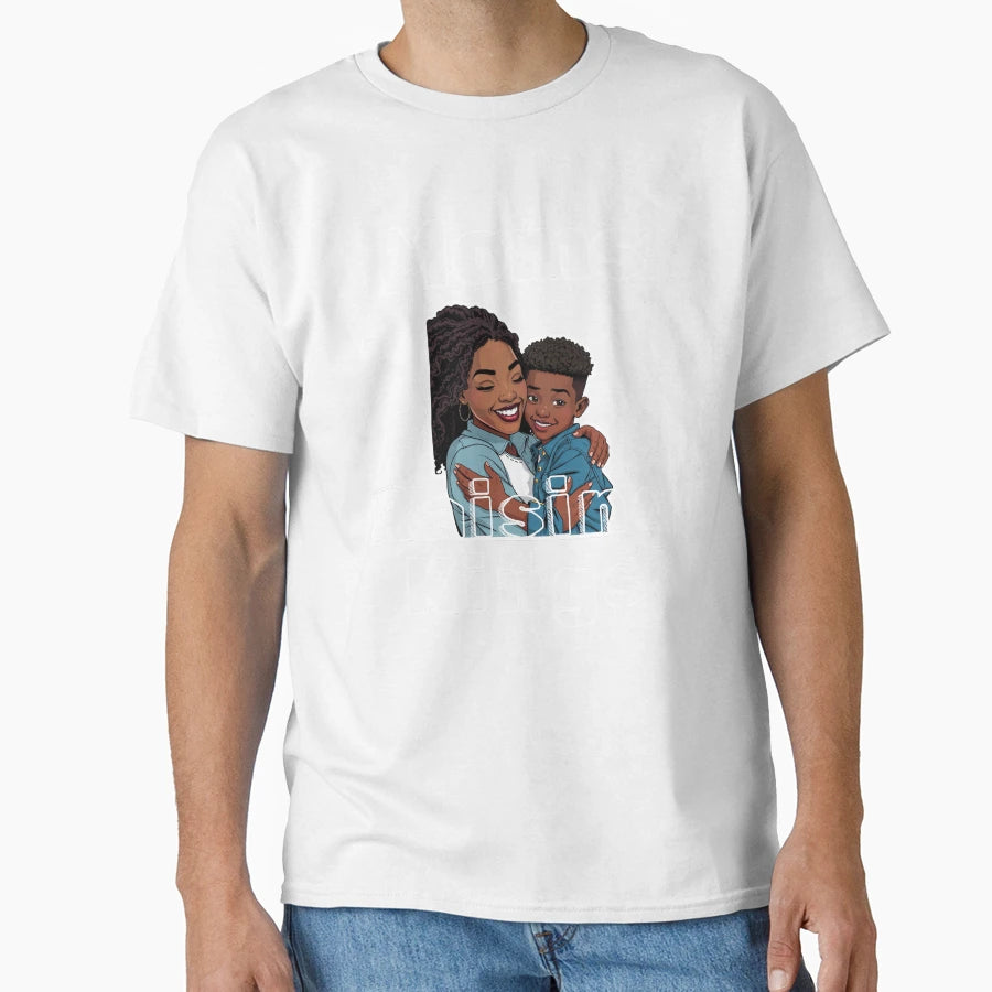 Moms Raising Kings Mothers Day Matching T-Shirt - Graphic Print Men Women - T-Shirt, Sweatshirt, Hoodie