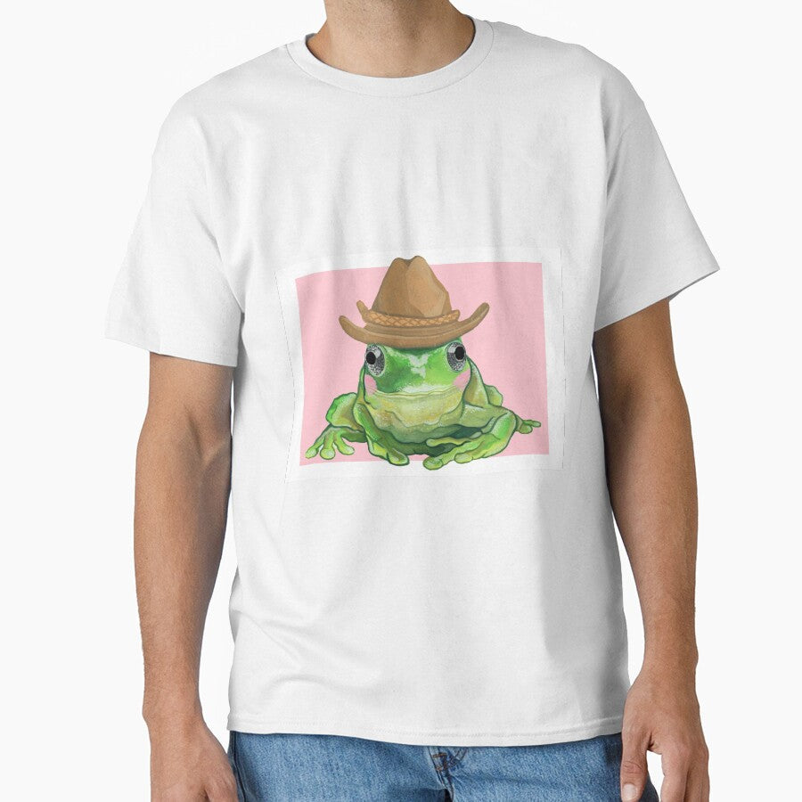 Frog with hat by meghandayyy - Adult & Kids T-Shirts, Sweatshirts & Hoodies apparel design preview 1