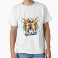 Soccer Fan Grafics Goal T-Shirt - Unique Graphic for Adults - T-Shirt, Sweatshirt, Hoodie
