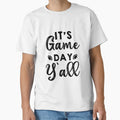 Classy Until Kickoff Football Game Day T-Shirt - Trendy Graphic Men Women - T-Shirt, Sweatshirt, Hoodie
