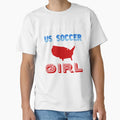 Usa Soccer Proud To Be Us Soccer T-Shirt - Minimalist Print Unisex - T-Shirt, Sweatshirt, Hoodie