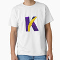 Letter K Monogram Typography Collage T-Shirt - Streetwear Style for Adults - T-Shirt, Sweatshirt, Hoodie