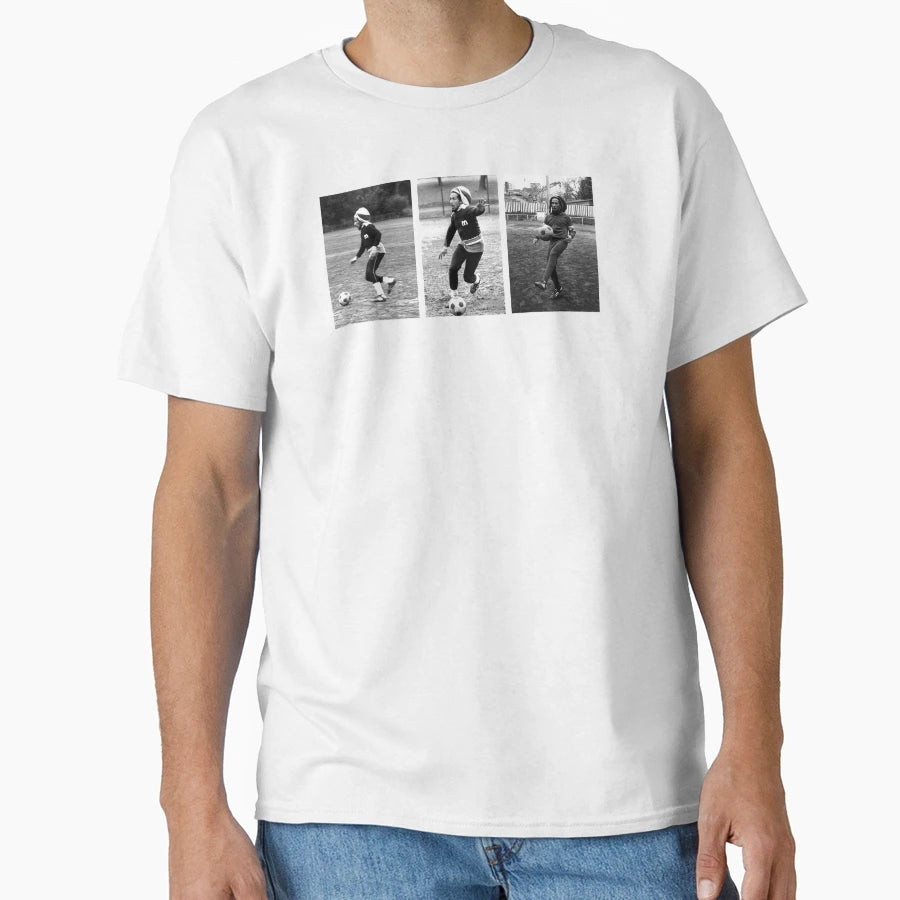 Bob M Playing Soccer T-Shirt - Custom Art Print Men Women - T-Shirt, Sweatshirt, Hoodie