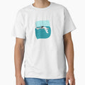 Sitting waiting for the wave surfing minimalist by - Adult & Kids T-Shirts, Sweatshirts & Hoodies apparel design preview 1