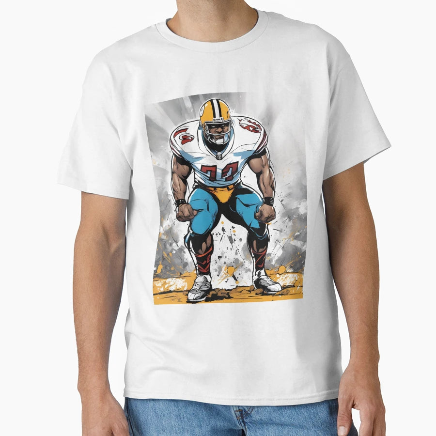 American Football Wide Receiver T-Shirt - Casual Everyday Wear Unisex - T-Shirt, Sweatshirt, Hoodie