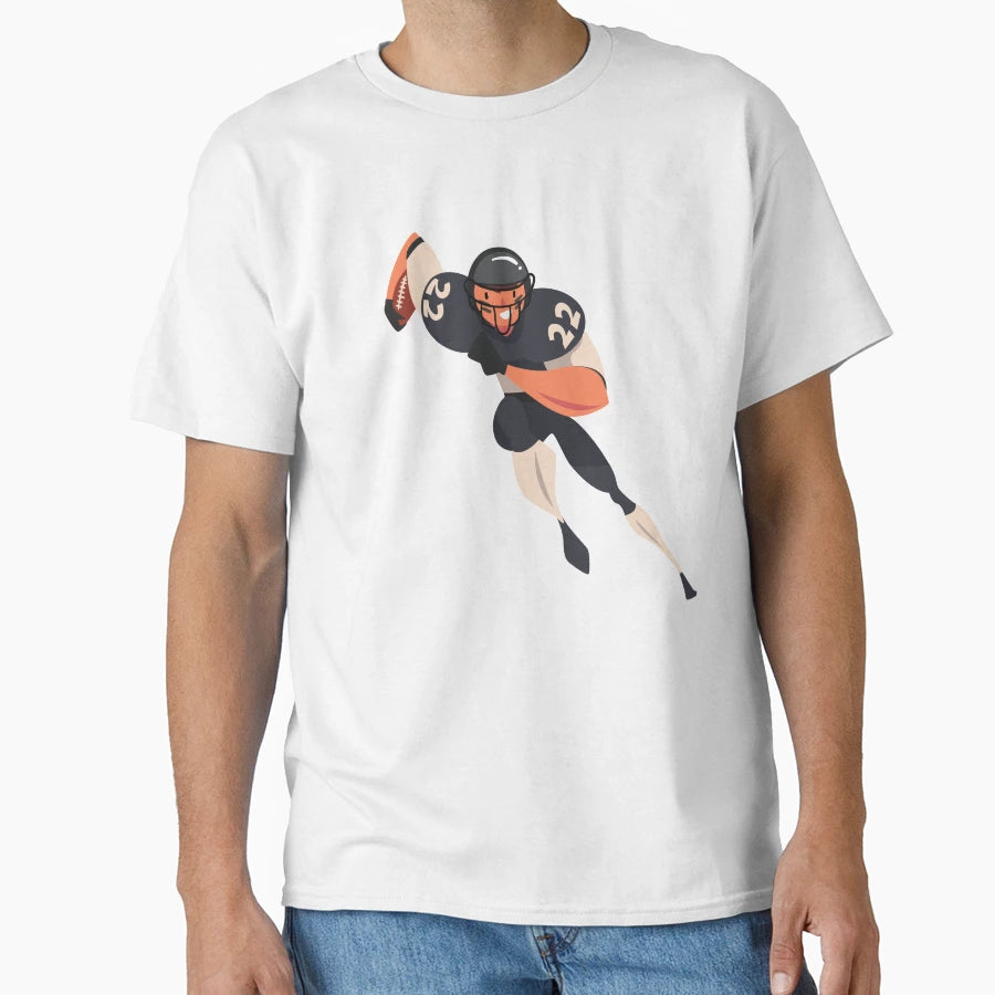Star American Football Player T-Shirt - Aesthetic Graphic Men Women - T-Shirt, Sweatshirt, Hoodie