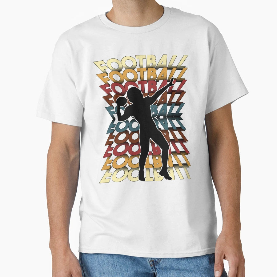 Football Season Fan Fall Colors T-Shirt - Unique Graphic Unisex - T-Shirt, Sweatshirt, Hoodie
