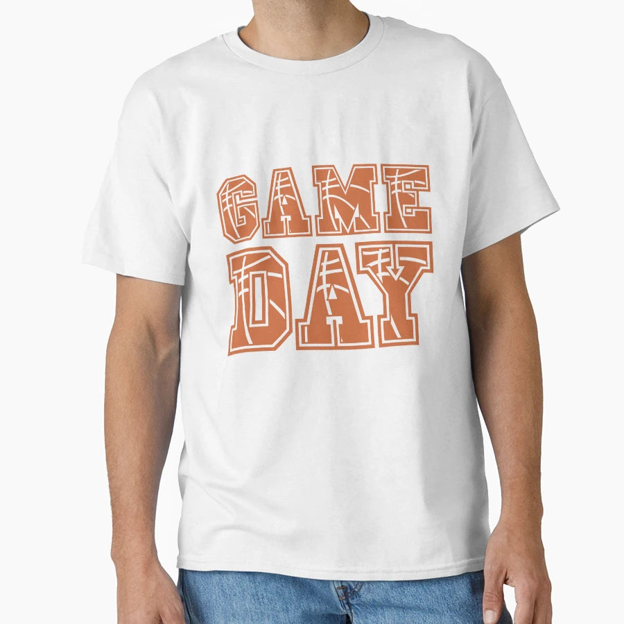 Game Day Basketball Lover Basketball T-Shirt - Graphic Print Men Women - T-Shirt, Sweatshirt, Hoodie