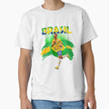 Mens Brasil Mens Soccer T-Shirt - Graphic Print Men Women - T-Shirt, Sweatshirt, Hoodie