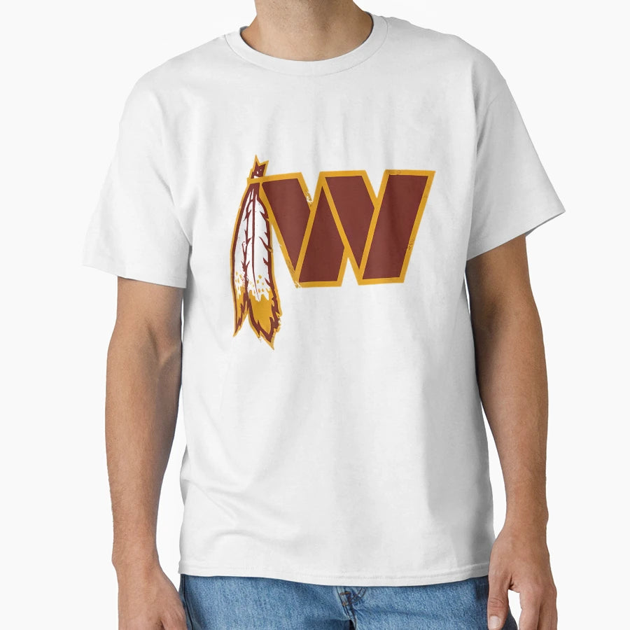 Feather Washington Commanders T-Shirt - Fun Novelty Design for Adults - T-Shirt, Sweatshirt, Hoodie
