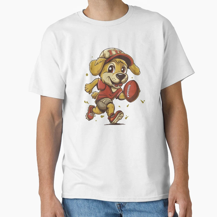 Retriever American Football Player T-Shirt - Graphic Print for Adults - T-Shirt, Sweatshirt, Hoodie