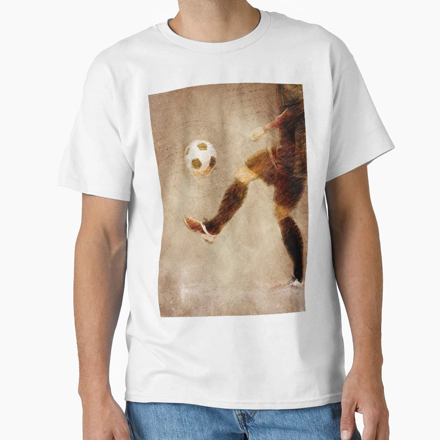 Football Player Sport Art Football T-Shirt - Unique Graphic for Adults - T-Shirt, Sweatshirt, Hoodie