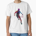 Football Player Sport Art Football Soccer T-Shirt - Minimalist Print Unisex - T-Shirt, Sweatshirt, Hoodie