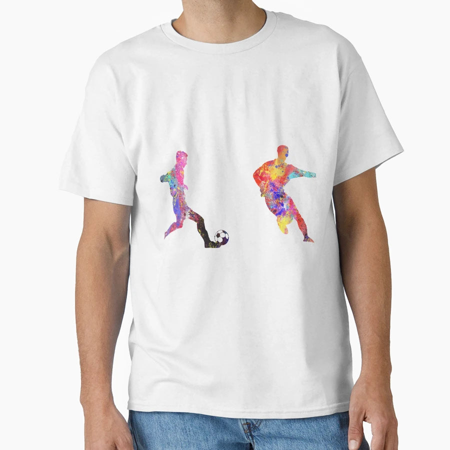 Dribbling Ball While Attemps To Tackle T-Shirt - Unique Graphic for Adults - T-Shirt, Sweatshirt, Hoodie