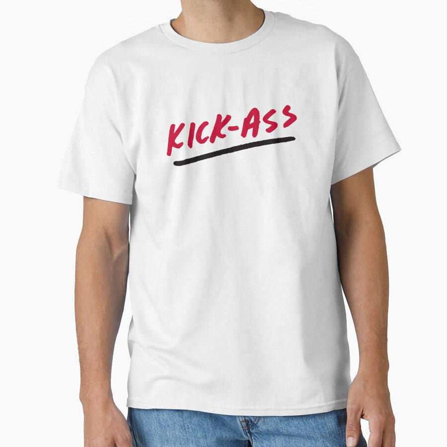 Kick-Ass Motivational Red and Black Text by - Adult & Kids T-Shirts, Sweatshirts & Hoodies apparel design preview 1