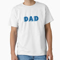 Dad Color Block Typography T-Shirt - Streetwear Style Unisex - T-Shirt, Sweatshirt, Hoodie