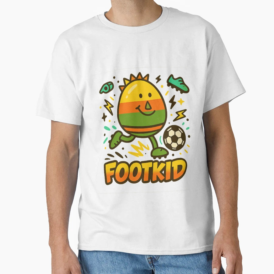 Footkid Little Football Hero T-Shirt - Unique Graphic Unisex - T-Shirt, Sweatshirt, Hoodie
