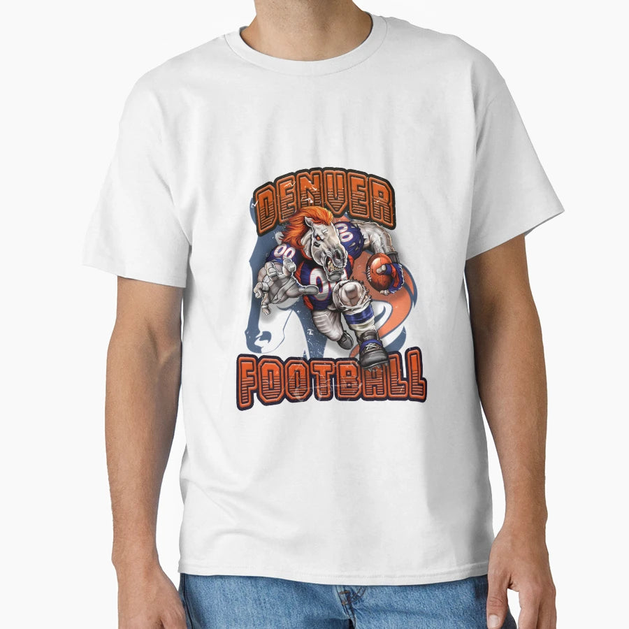Denver Football T-Shirt - Novelty Apparel for Adults - T-Shirt, Sweatshirt, Hoodie