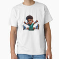 Melanin Athlete Energetic Jumping Art T-Shirt - Minimalist Print Men Women - T-Shirt, Sweatshirt, Hoodie