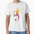 Multicolored Soccer Goal Kick T-Shirt - Casual Everyday Wear Unisex - T-Shirt, Sweatshirt, Hoodie