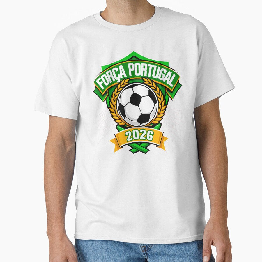 Portugal Fan Art for World Cup 2026 by Zenith-Co - Adult & Kids T-Shirts, Sweatshirts & Hoodies apparel design preview 1