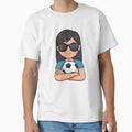 Soccer Holding Soccer Ball Soccer T-Shirt - Unique Graphic for Adults - T-Shirt, Sweatshirt, Hoodie
