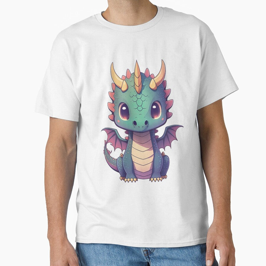 Young dragon kawaii by Haldor-Hawke - Adult & Kids T-Shirts, Sweatshirts & Hoodies apparel design preview 1