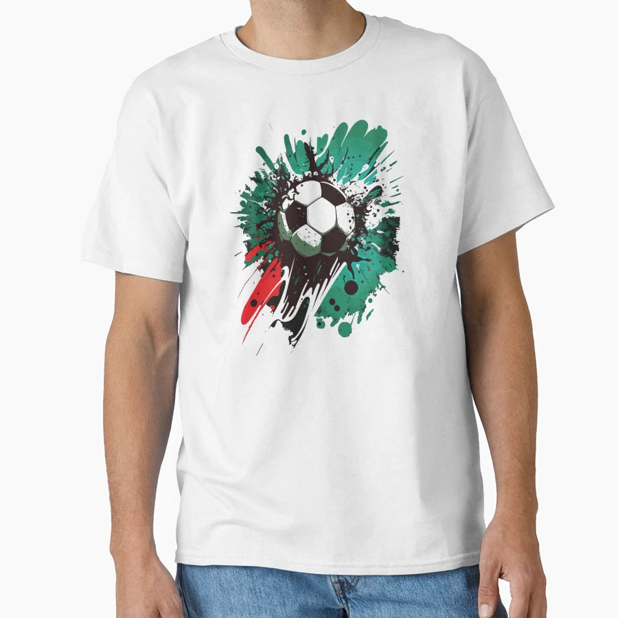 Unleashing Energy Colorful Football T-Shirt - Unique Graphic for Adults - T-Shirt, Sweatshirt, Hoodie