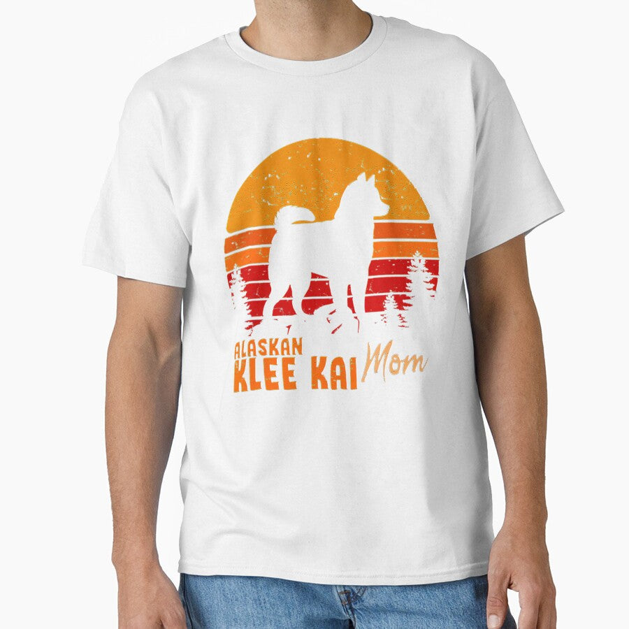 Alaskan Klee Kai Mom Mama Vintage Retro Dog Women - Adult & Kids T-Shirts, Sweatshirts & Hoodies apparel design preview 1