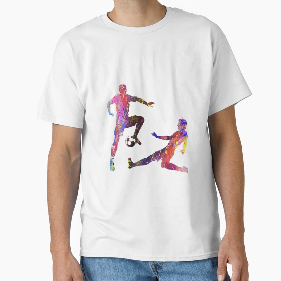 Mens Football Avoiding Tackle Art T-Shirt - Custom Art Print for Adults - T-Shirt, Sweatshirt, Hoodie