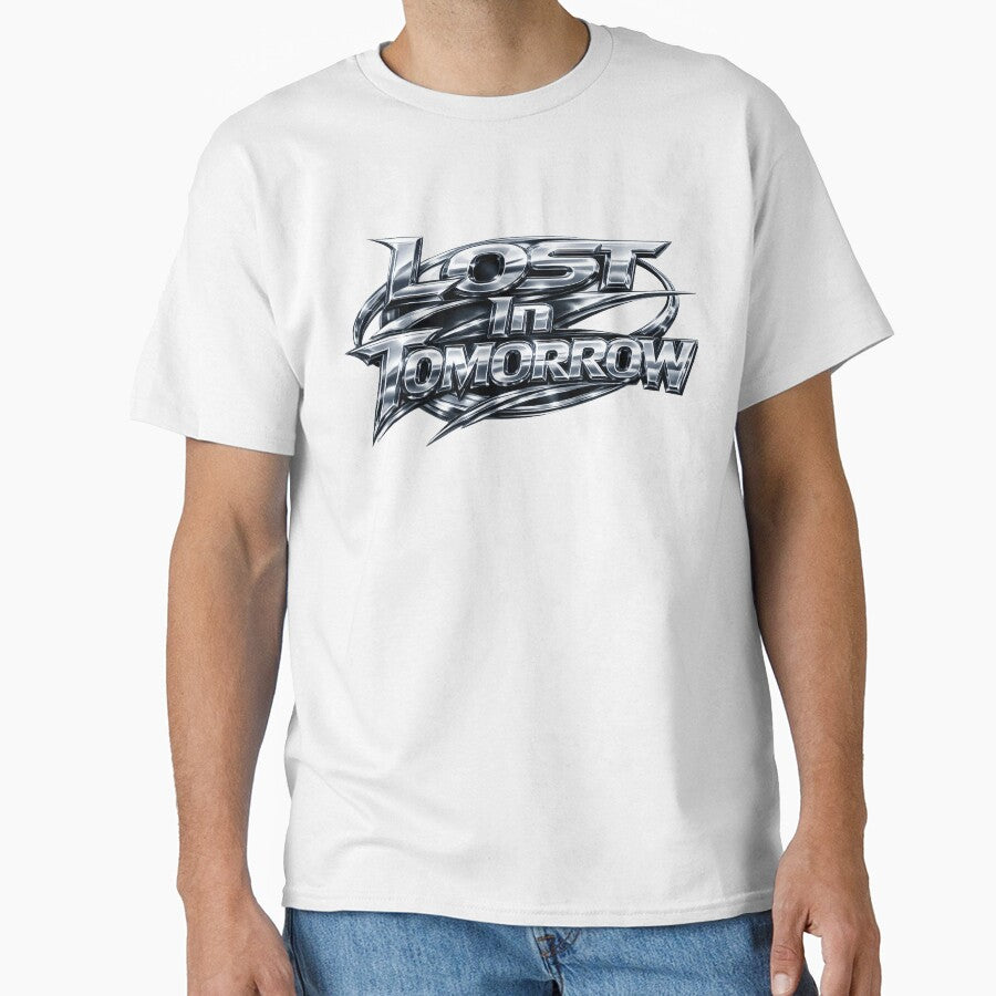Lost In Tomorrow Typography by KlyvoraPrints - Adult & Kids T-Shirts, Sweatshirts & Hoodies apparel design preview 1