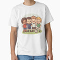 Kawaii Soccer Players Celebrating Goal T-Shirt - Graphic Print Men Women - T-Shirt, Sweatshirt, Hoodie