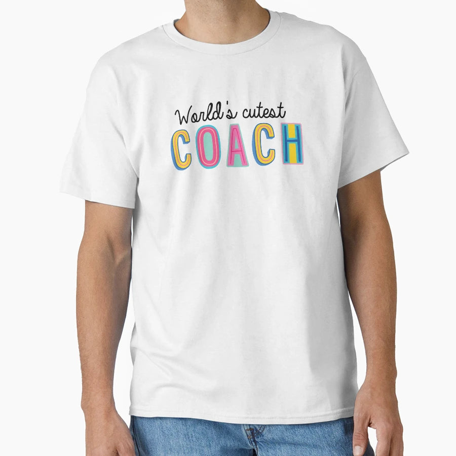 Coach Gifts Worlds Cutest Coach T-Shirt - Aesthetic Graphic Unisex - T-Shirt, Sweatshirt, Hoodie