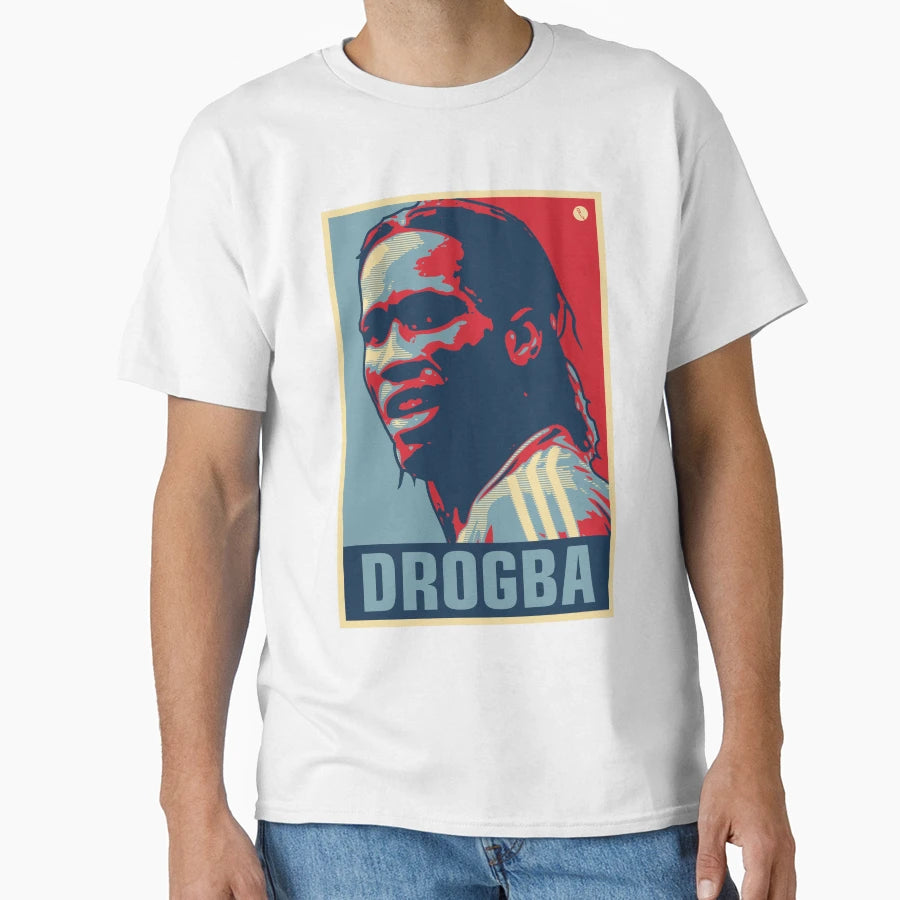 Drogba T-Shirt - Minimalist Print Men Women - T-Shirt, Sweatshirt, Hoodie