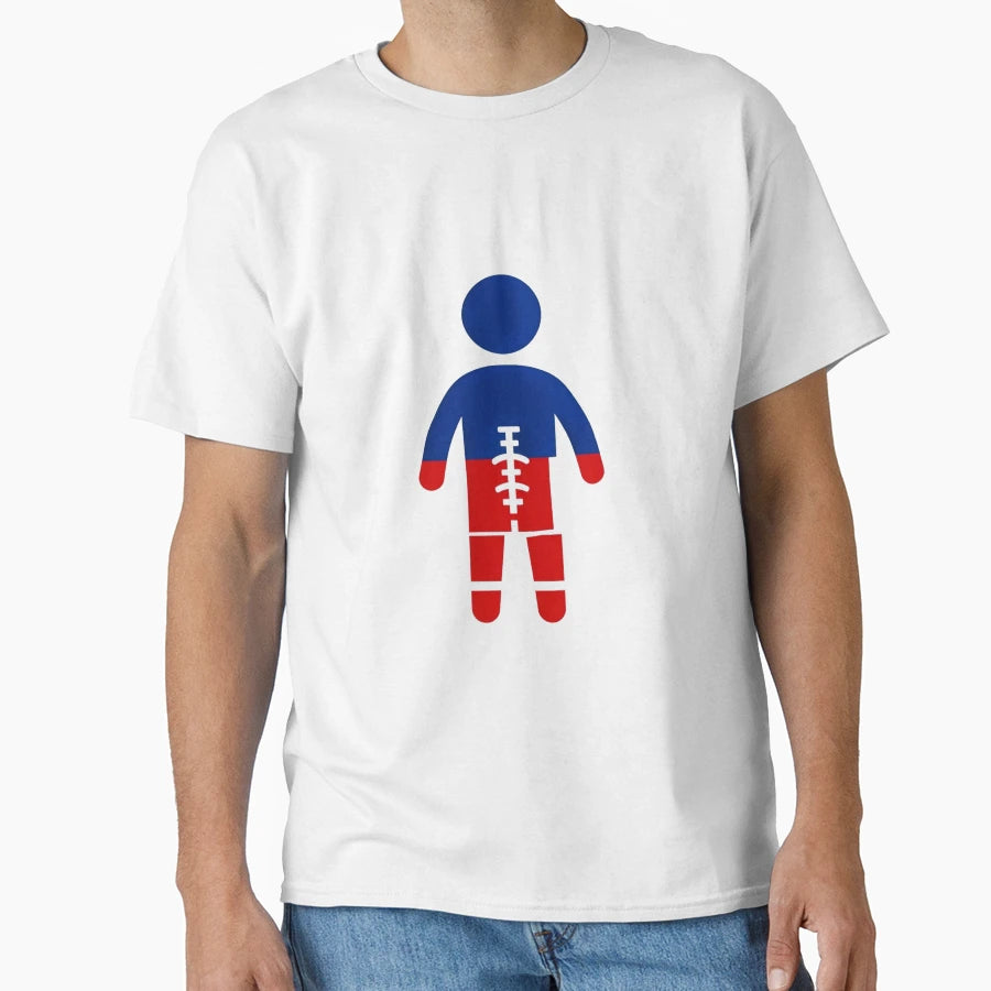 American Football Player Icon T-Shirt - Minimalist Print Men Women - T-Shirt, Sweatshirt, Hoodie