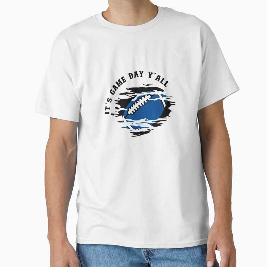 Its Game Day Yall Football T-Shirt - Casual Everyday Wear for Adults - T-Shirt, Sweatshirt, Hoodie