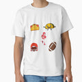 Football And Tacos Funny Tacos T-Shirt - Casual Everyday Wear for Adults - T-Shirt, Sweatshirt, Hoodie