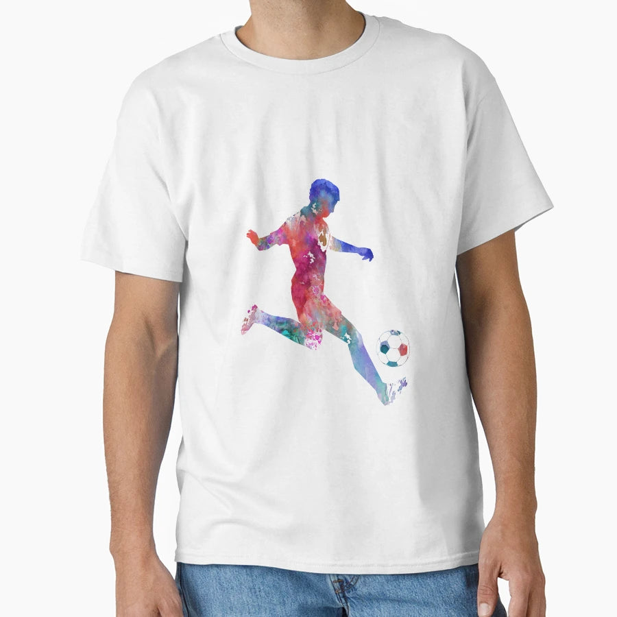 Male Soccer Player Male Football T-Shirt - Casual Everyday Wear for Adults - T-Shirt, Sweatshirt, Hoodie